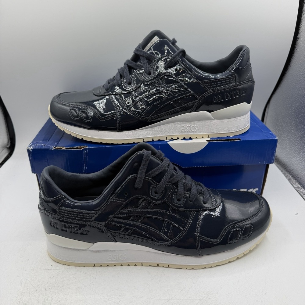 Asics‎ Gel Lyte III Shoes Mens Sz 10 India Ink Navy Blue Sneakers H7H1L 5858